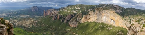 Preview: View of Mallos de Riglos, in Huesca, Spain