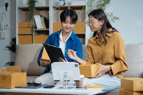 Preview: Couple start up small business owner.