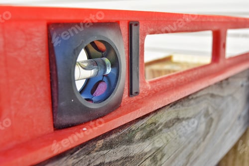 Preview: Construction Level on Wood Construction Project