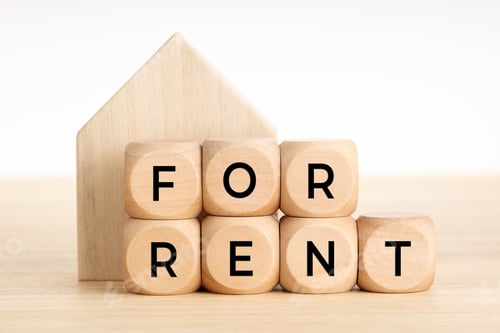 Preview: For Rent concept. Real estate market