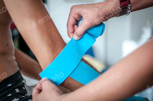 Preview: Elbow physiotherapy tape