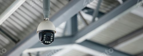 Preview: Online Security CCTV camera surveillance system outdoor of house.