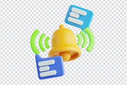 Preview: Notification Bell with Message