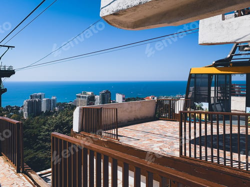 Preview: Cableway in the city of Sochi, Krasnodar region, Russia
