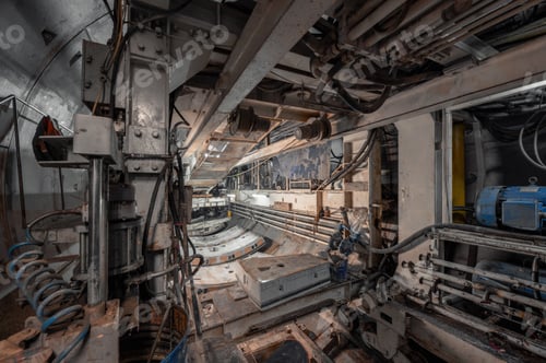 Preview: Inside the tunnel boring machine on the construction of the subway