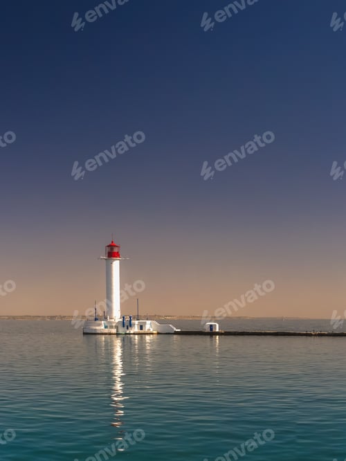 Preview: Vorontsov Lighthouse in the Port of Odessa, Ukraine