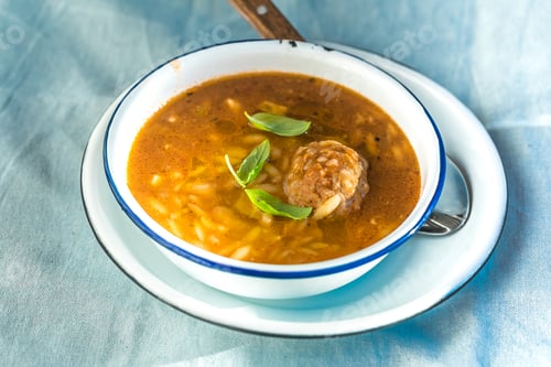Preview: Chickpea lamb shawarma soup with Greek yogurt