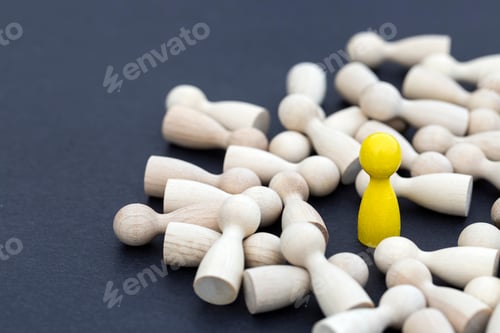 Preview: To be different, to be a leader, to lead. Wooden Stick Figures team.