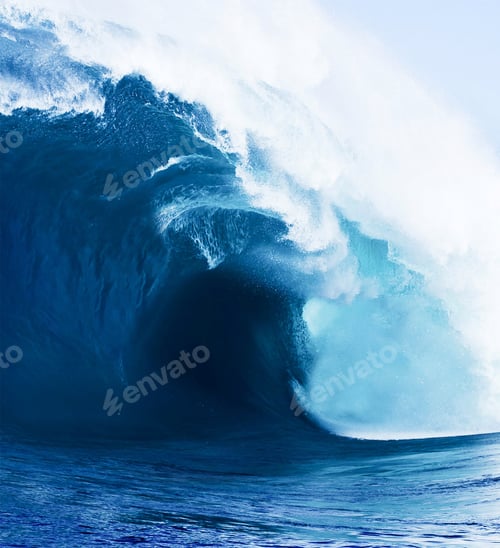 Preview: Beautiful Blue Ocean Wave