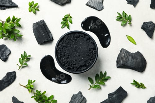 Preview: Beauty and skin care, cosmetic and charcoal