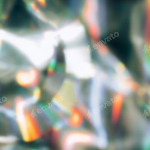 Preview: Holographic neon background. Rainbow reflection, blurred photo
