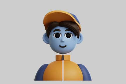 Preview: Cartoon boy with cap