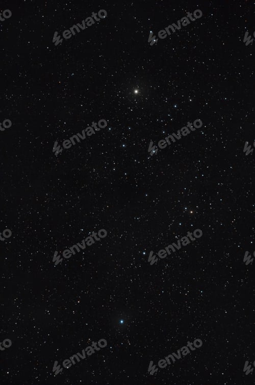 Preview: Beautiful shot of Constellation Perseus with the main white star Mirfak
