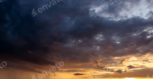 Preview: colorful dramatic sky with cloud at sunset.beautiful sky with clouds background