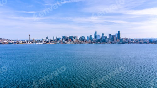 Preview: The Seattle, Washington waterfront skyline