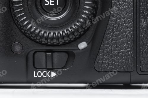 Preview: Closeup view of digital camera