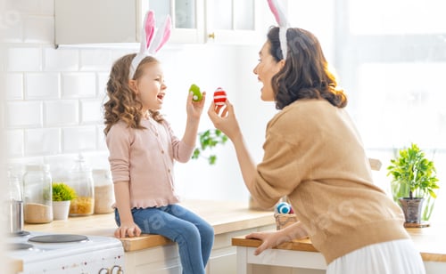 Preview: Family preparing for Easter