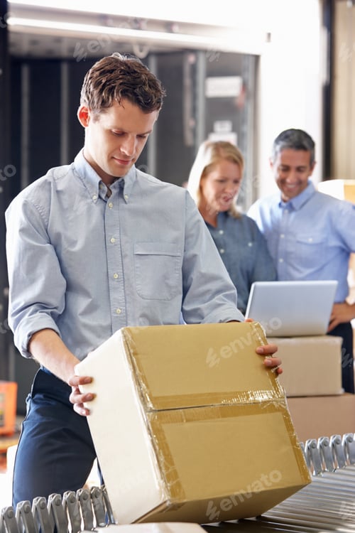 Preview: Workers In Distribution Warehouse