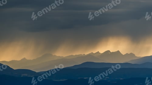 Preview: Mountains Dramatic Sunset