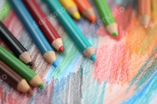 Preview: Colored pencils
