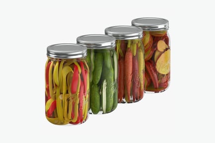 Preview: Assorted Pickled Vegetable Jars