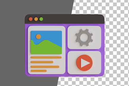 Preview: Content Management 3D Icon