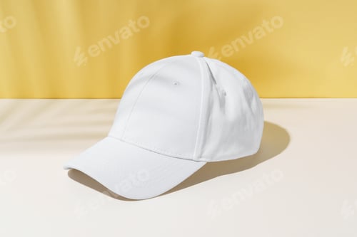 Preview: White Baseball Cap on Table