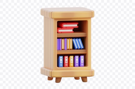 Preview: Compact Shelf Cabinet