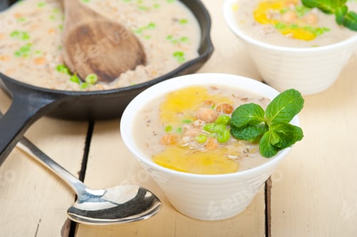 Preview: Hearty Middle Eastern Chickpea and Barley Soup