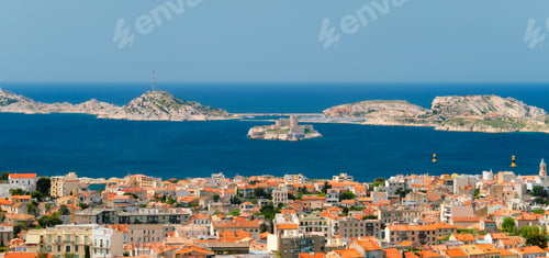 Preview: View of Marseille town. Marseille, France