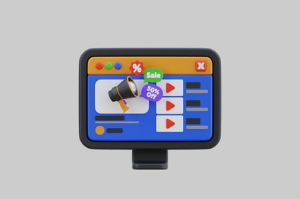 Preview: Marketing window with megaphone