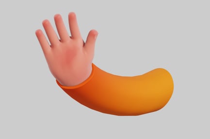 Preview: 3D Open Hand Wave Gesture