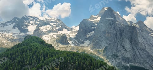Preview: Marmolada peak in South Tyrol, Dolomites. Italy
