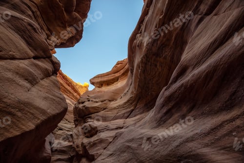 Preview: Landscape view of the Red Canyon in Eilat, Israel