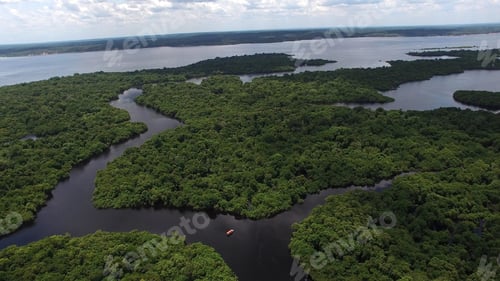 Preview: Aerial Shot Of Amazon Rainforest In Brazil, South America