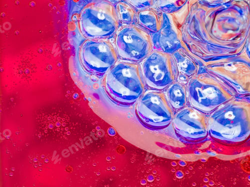 Preview: blue and red bubbles