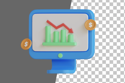 Preview: Business Loss 3D Icon