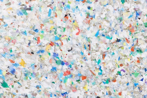 Preview: Board Made of Fused Recycling Plastic - Background