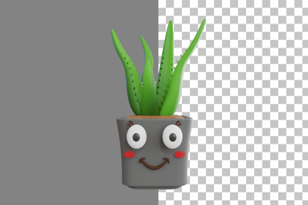 Preview: Cute Plant 3D Icon
