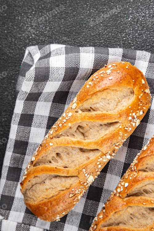 Preview: bun whole grain dough buns fresh baked goods Cooking appetizer meal food snack on the table