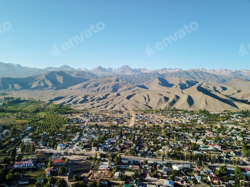 Preview: Cholpon-Ata city in Kyrgyzstan