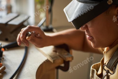 Preview: Jeweler creating ring art piece