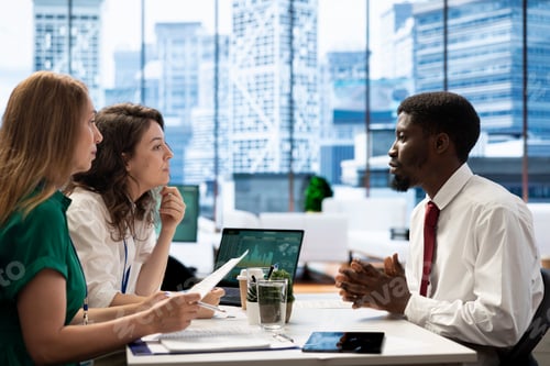 Preview: Person getting hired by recruiter after proving skills for stock exchange company