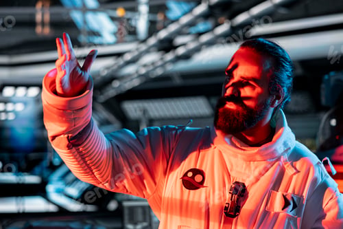 Preview: Space crew member responds to alien hostile presence red light alert