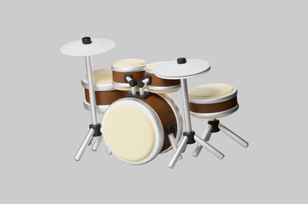 Vista previa: Batería musical Cartoonish