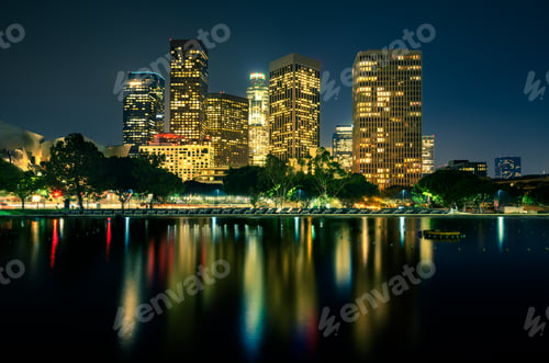 Preview: Downtown Los Angeles at night