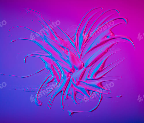 Preview: Puddle of neon paint