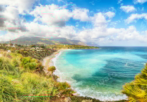 Preview: Unbelievable seascape of Guidaloca Beach near Castellammare del Golfo.