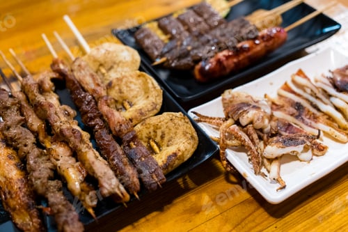 Preview: Satay skewered and grilled meat