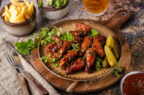 Preview: Grilled chicken wings